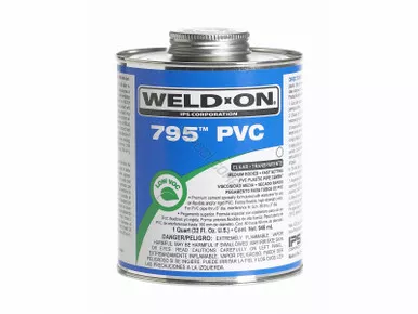 .25Pt 795 Clear Medium Body Flex Pvc Cement