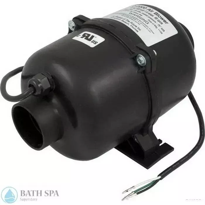 Air Supply Comet 2000 1.5 HP Air Blower 110V 7.0 Amps For OEM And Portable Spas Compact Design