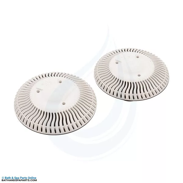 Paramount Main Drain Grate SDX2, Vinyl, White, qty 2 (004-172-2231-01)